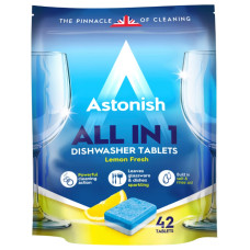 Таблетки для посудомийних машин Astonish All In 1 Lemon, 42 шт